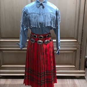 Special vintage plaid skirt size US 8